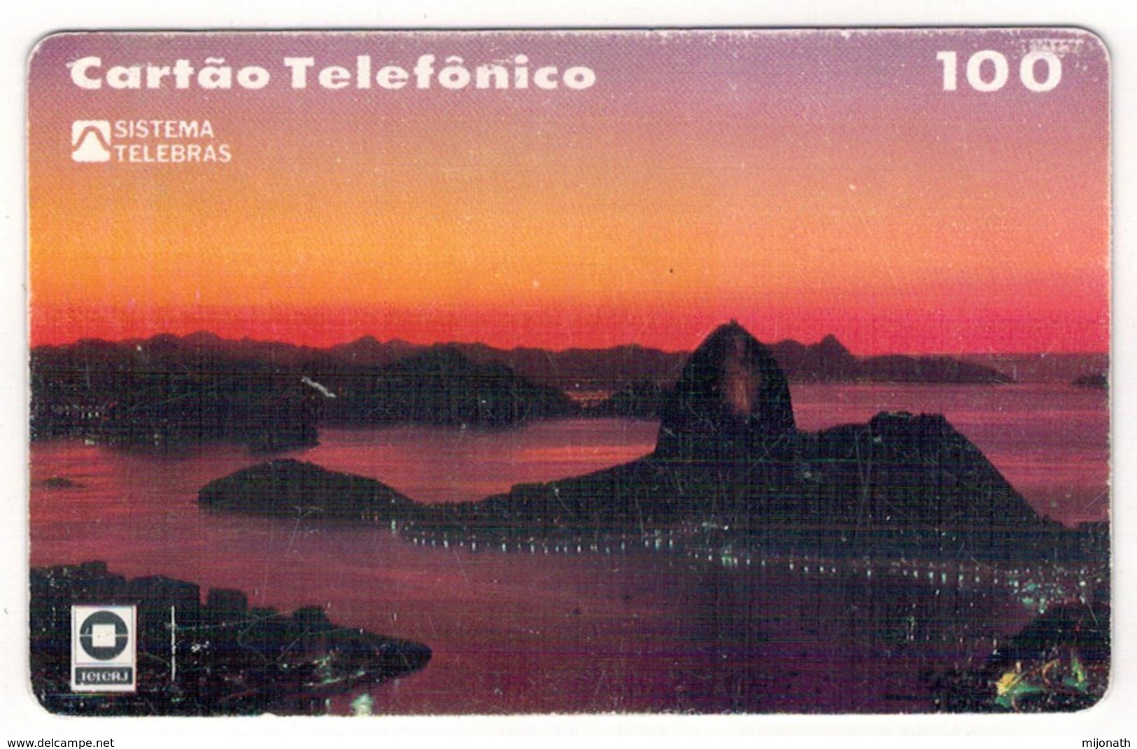 TE-BRESIL-Brazil-cartão Telefõnico-Sistema Telebras - 100 U - Essais - Brésil