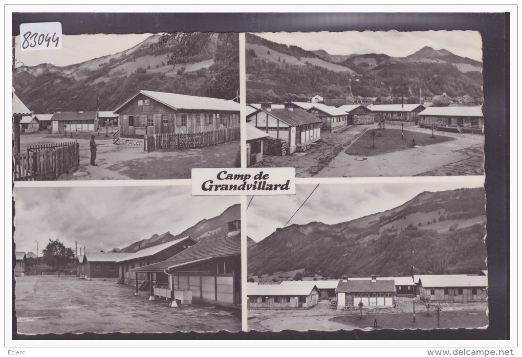 CAMP MILITAIRE DE GRANDVILLARD - TB - Grandvillard