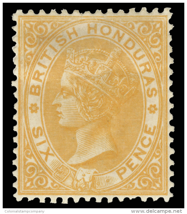 *        13-17, 14b (17-22) 1882-87 1d-1'  Q Victoria^, Wmkd CA, Perf 14, Cplt (6) With All Listed Shades, Only... - Honduras