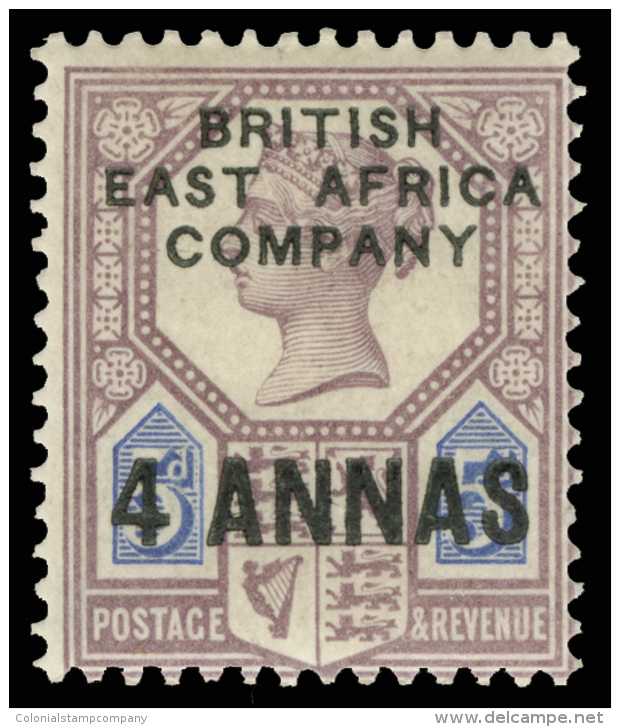 *        3 (3) 1890 4a On 5d Dull Purple And Blue Q Victoria Of Great Britain^, Surcharged And Overprinted "BRITISH... - Brits Oost-Afrika