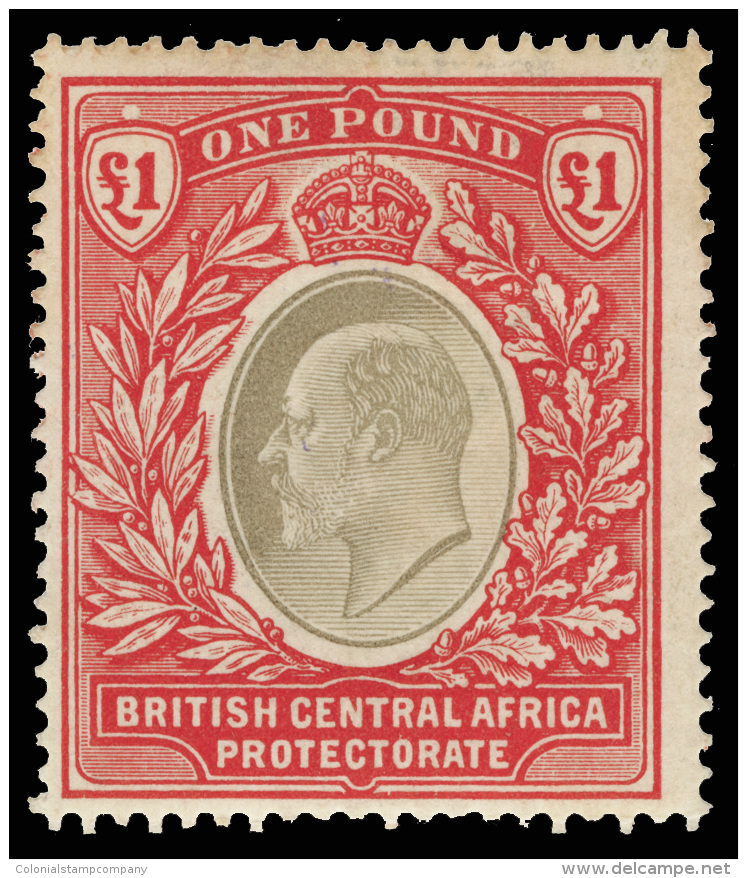 *        60-68 (59-66) 1903-04 1d-&pound;1 K Edward VII^, Wmkd CA Or CC, Perf 14, Cplt (9), OG, LH, F-VF Scott... - Andere & Zonder Classificatie