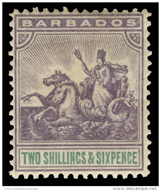 *        90-101 (135-44, 163-169) 1904-10 1f-2'6d Badge Of Colony^, Wmkd MCA, Cplt (12), OG, LH, F-VF Scott Retail... - Barbados (...-1966)
