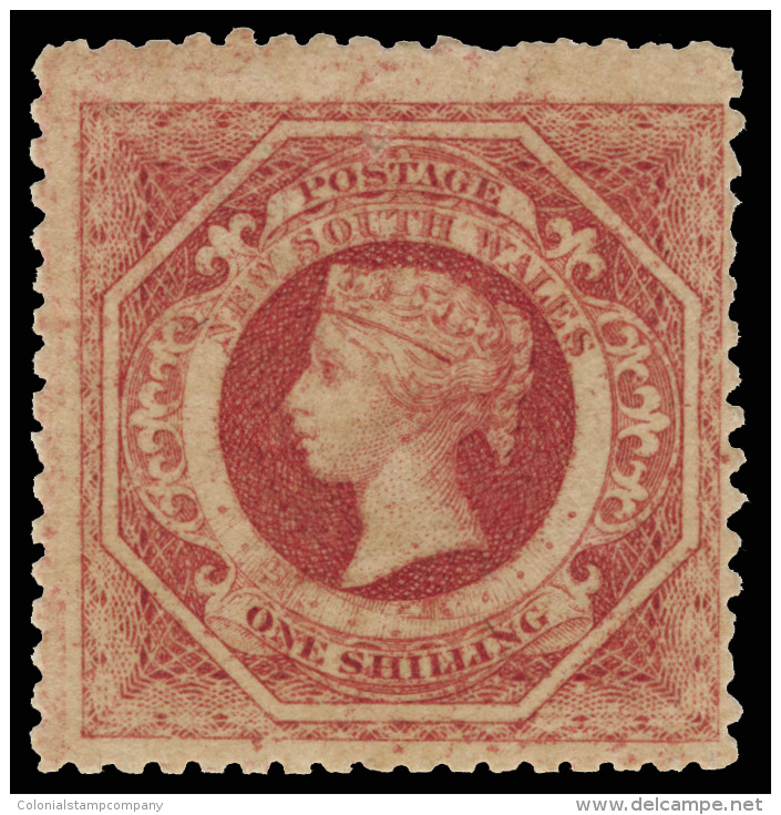 *        42a (169) 1860 1' Carmine Q Victoria^, Wmkd Double-lined Figure Of Value ("1"), Perf 13, OG, LH, F-VF... - Gebruikt