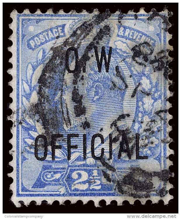 O        O49-52 (O36-39) 1902 &frac12;d-2&frac12;d K Edward VII Overprinted O.W. OFFICIAL^, Used, With BPA... - Andere & Zonder Classificatie