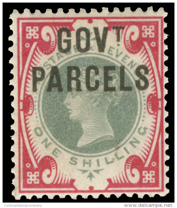 *        O38 (O72) 1900 1' Green And Carmine Q Victoria Overprinted Govt. Parcels^, Wmkd Imperial Crown, Perf 14,... - Andere & Zonder Classificatie