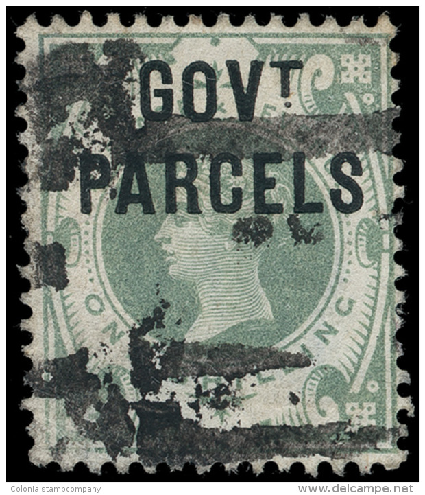 O        O31-38 (O65-72) 1887-1900 1&frac12;d-1' Q Victoria Officials^ With "Govt. Parcels" Overprints SG Type O7,... - Andere & Zonder Classificatie