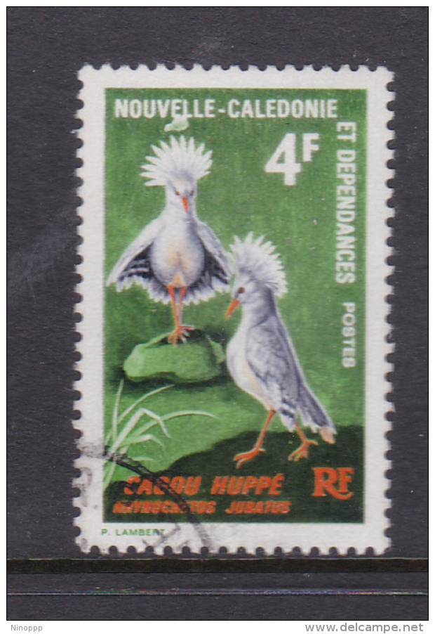 New Caledonia SG 408 1966 Birds 4F Kagu Used - Oblitérés