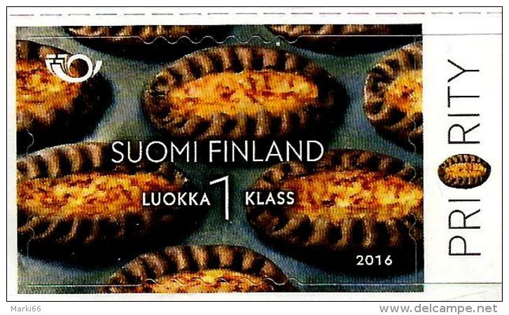 Finland - 2016 - Karelian Pastry - Mint Self-adhesive Stamp - Ongebruikt