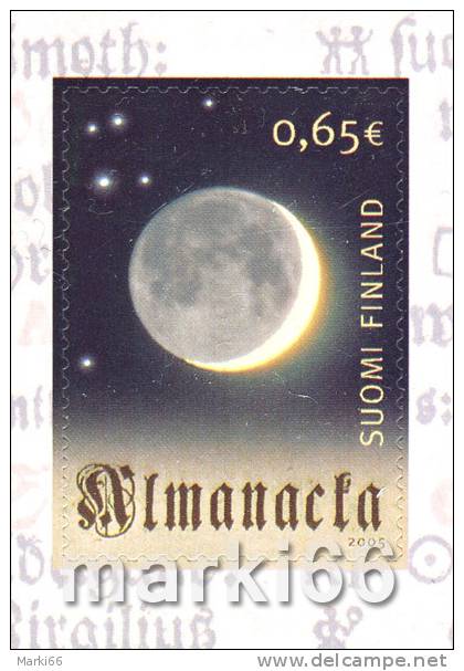 Finland - 2005 - 300 Years Of Almanac Annual Publication - Mint Stamp - Unused Stamps