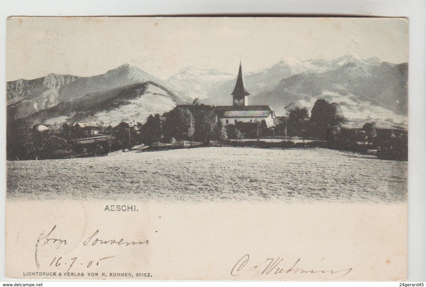 CPA PIONNIERE AESCHI (Suisse-Soleure) - Vue Générale - Aeschi