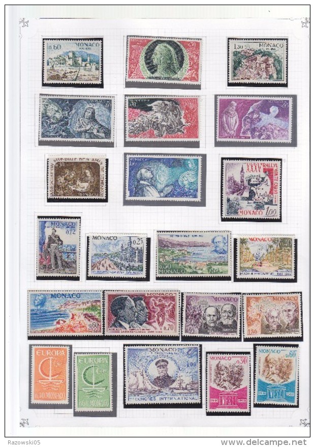 FRANCE.MONACO.TIMBRES.COLLECTION.LOT.PA.POSTE AERIENNE.TAXE.44 SCANS. DES CENTAINES DE TIMBRES DIFFERENTS