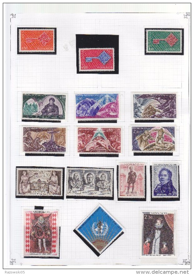 FRANCE.MONACO.TIMBRES.COLLECTION.LOT.PA.POSTE AERIENNE.TAXE.44 SCANS. DES CENTAINES DE TIMBRES DIFFERENTS