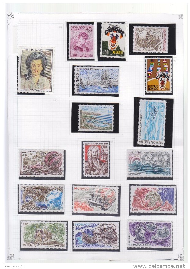 FRANCE.MONACO.TIMBRES.COLLECTION.LOT.PA.POSTE AERIENNE.TAXE.44 SCANS. DES CENTAINES DE TIMBRES DIFFERENTS