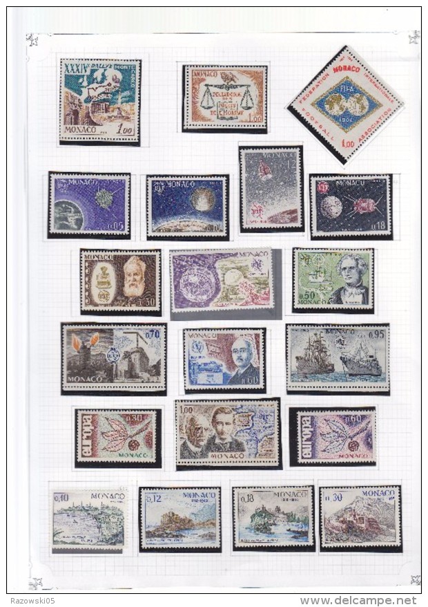 FRANCE.MONACO.TIMBRES.COLLECTION.LOT.PA.POSTE AERIENNE.TAXE.44 SCANS. DES CENTAINES DE TIMBRES DIFFERENTS