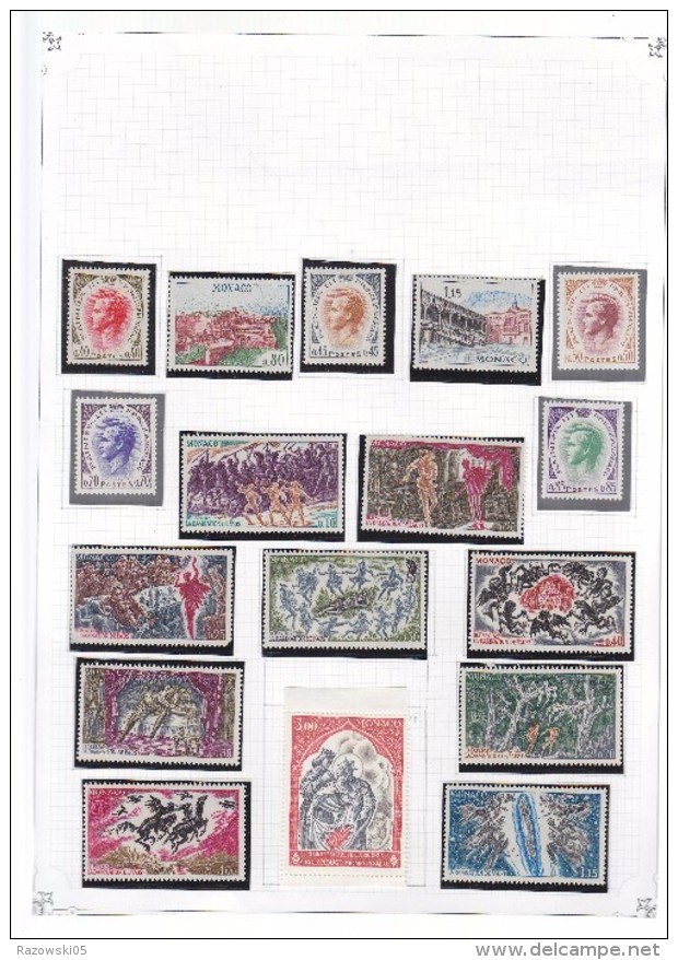 FRANCE.MONACO.TIMBRES.COLLECTION.LOT.PA.POSTE AERIENNE.TAXE.44 SCANS. DES CENTAINES DE TIMBRES DIFFERENTS