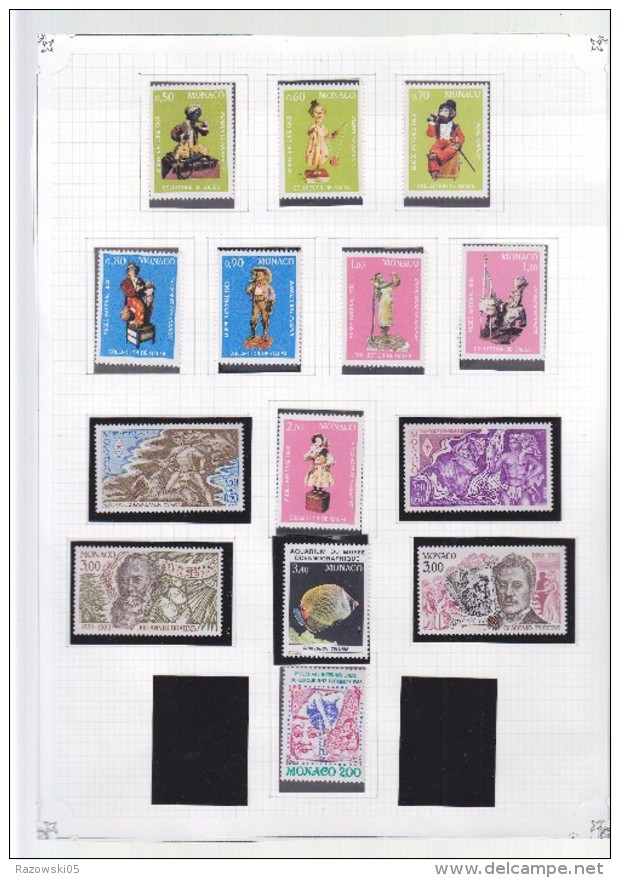 FRANCE.MONACO.TIMBRES.COLLECTION.LOT.PA.POSTE AERIENNE.TAXE.44 SCANS. DES CENTAINES DE TIMBRES DIFFERENTS