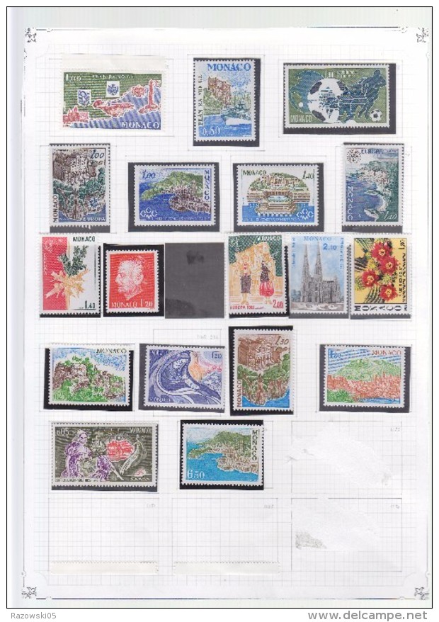 FRANCE.MONACO.TIMBRES.COLLECTION.LOT.PA.POSTE AERIENNE.TAXE.44 SCANS. DES CENTAINES DE TIMBRES DIFFERENTS