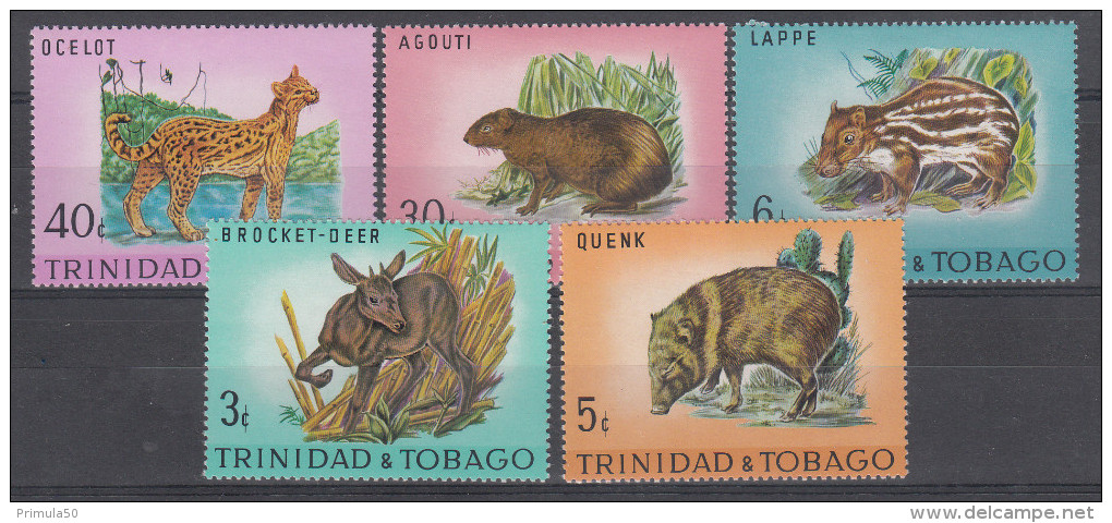 TRINIDAD E TOBAGO - FAUNA - NUOVI  -  AB/100 - Trindad & Tobago (1962-...)