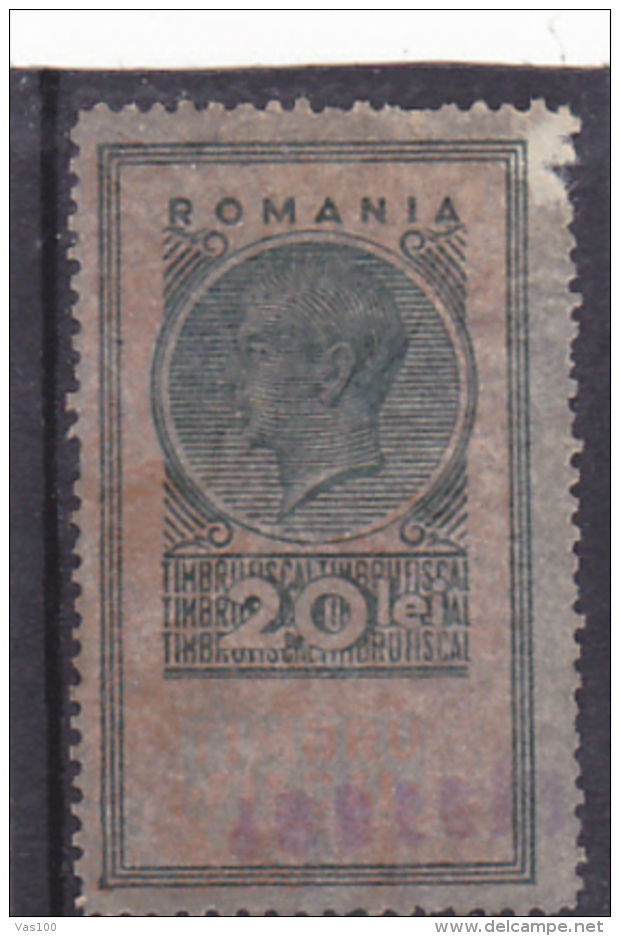 REVENUE STAMP,KING MIHAI,ROMANIA. - Revenue Stamps