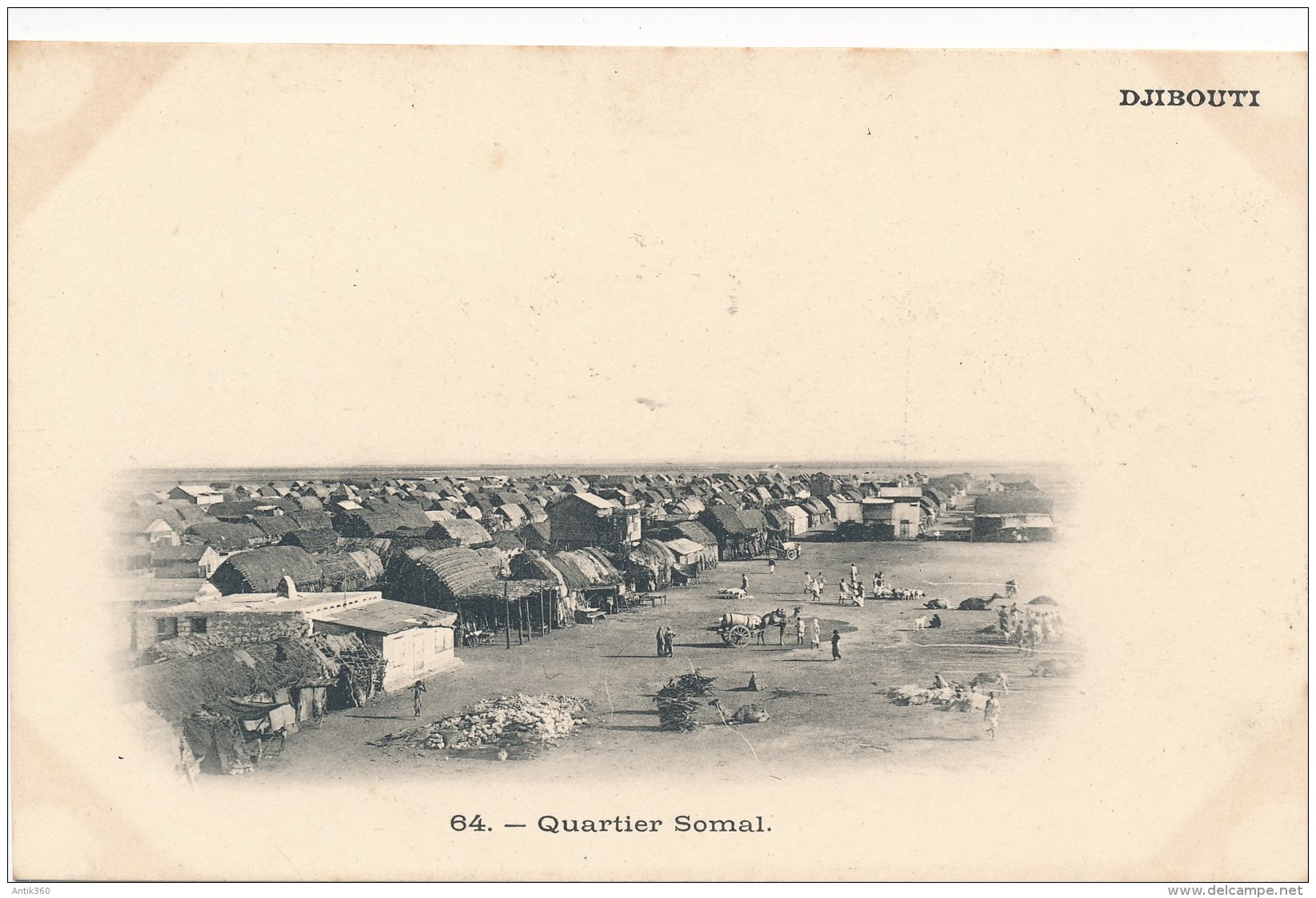CPA DJIBOUTI Quartier Somal - Djibouti