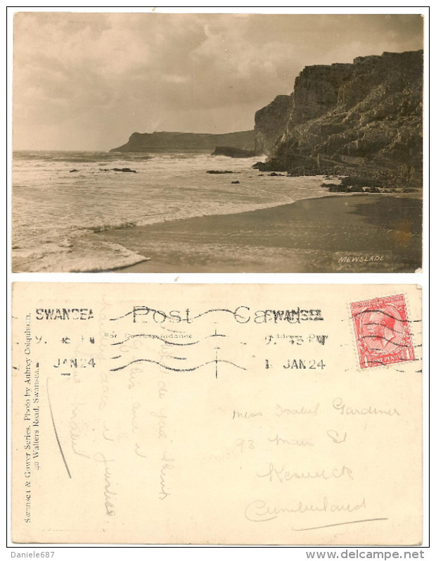 UNITED KINGDOM (037) - WALES - MEW SLADE - Fp/Vg 1924 - Unknown County