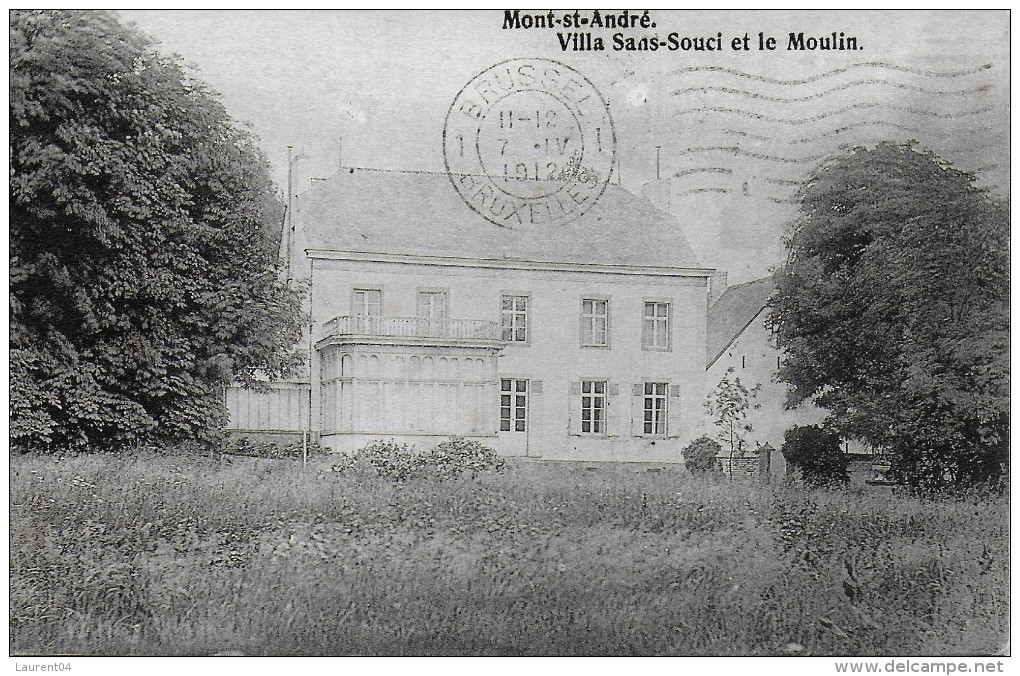 RAMILLIES.  MONT-SAINT-ANDRE.  VILLA SANS-SOUCI ET LE MOULIN. - Ramillies