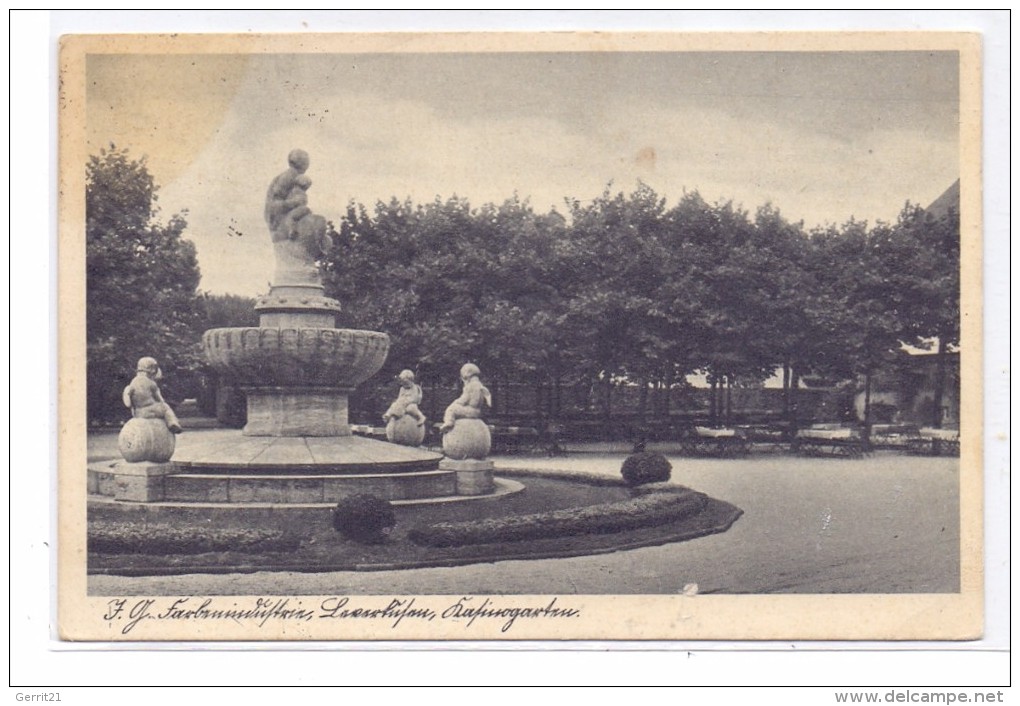 5090 LEVERKUSEN - WIESDORF, IG Farben, Kasinogarten, Brunnen, 1937, L. Fleckig - Leverkusen