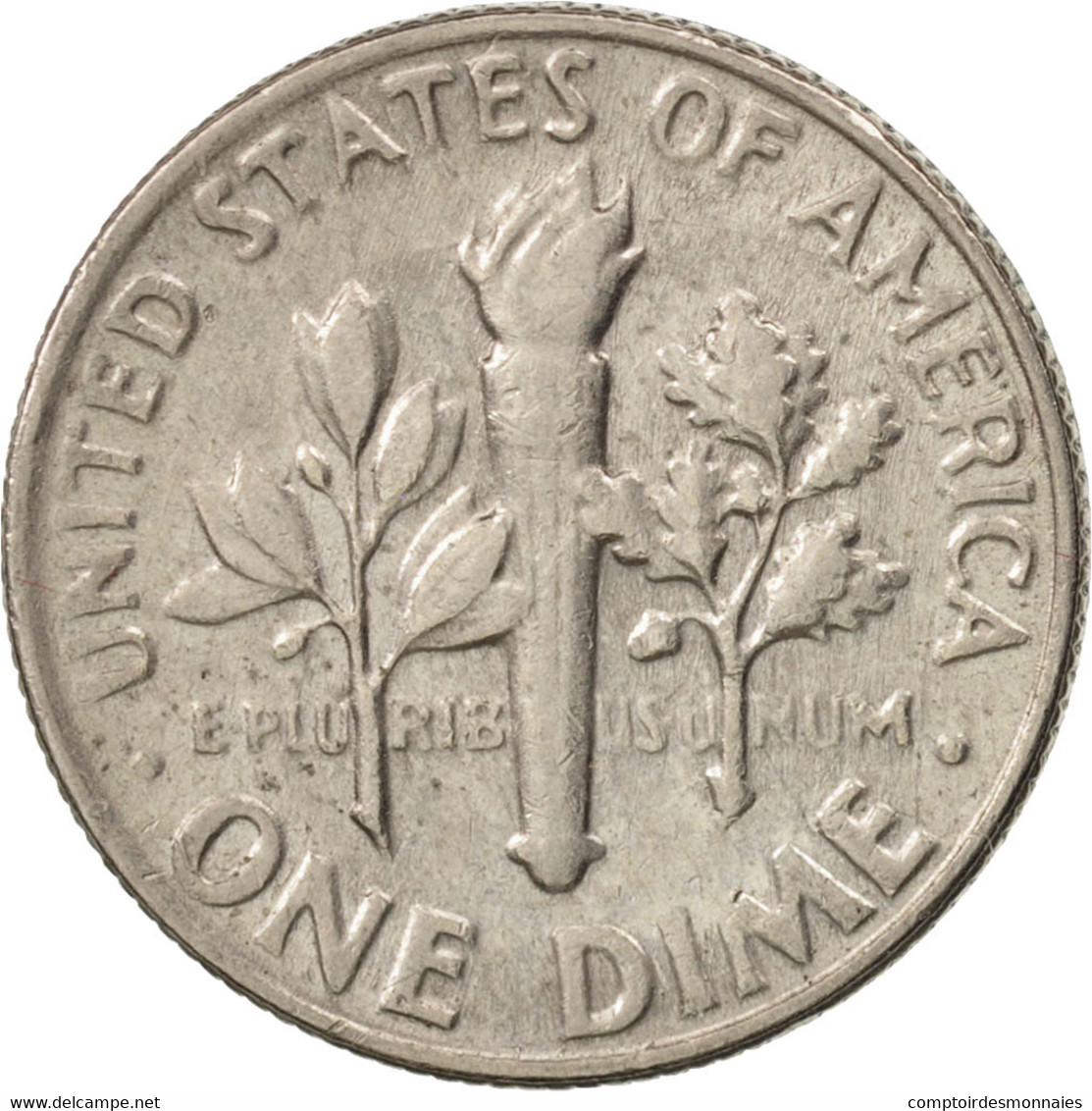 Monnaie, États-Unis, Roosevelt Dime, Dime, 1980, U.S. Mint, Philadelphie, TTB+ - 1946-...: Roosevelt