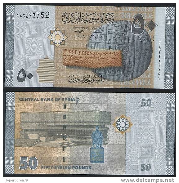 Syria P 112 - 50 Pounds 2009 2010 - UNC - Syrie