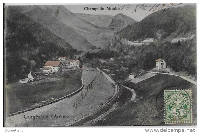 CPA Photo Suisse Helvétia Circulé Champ Du Moulin - Cham