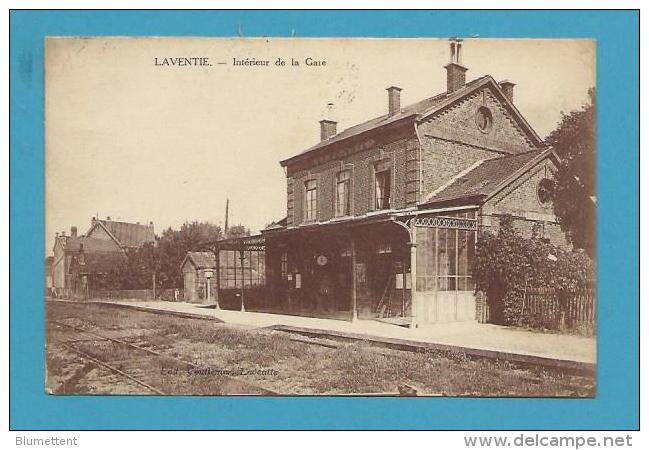 CPSM - Chemin De Fer Intérieur De La Gare LAVENTIE Détruite En 2013 - Laventie