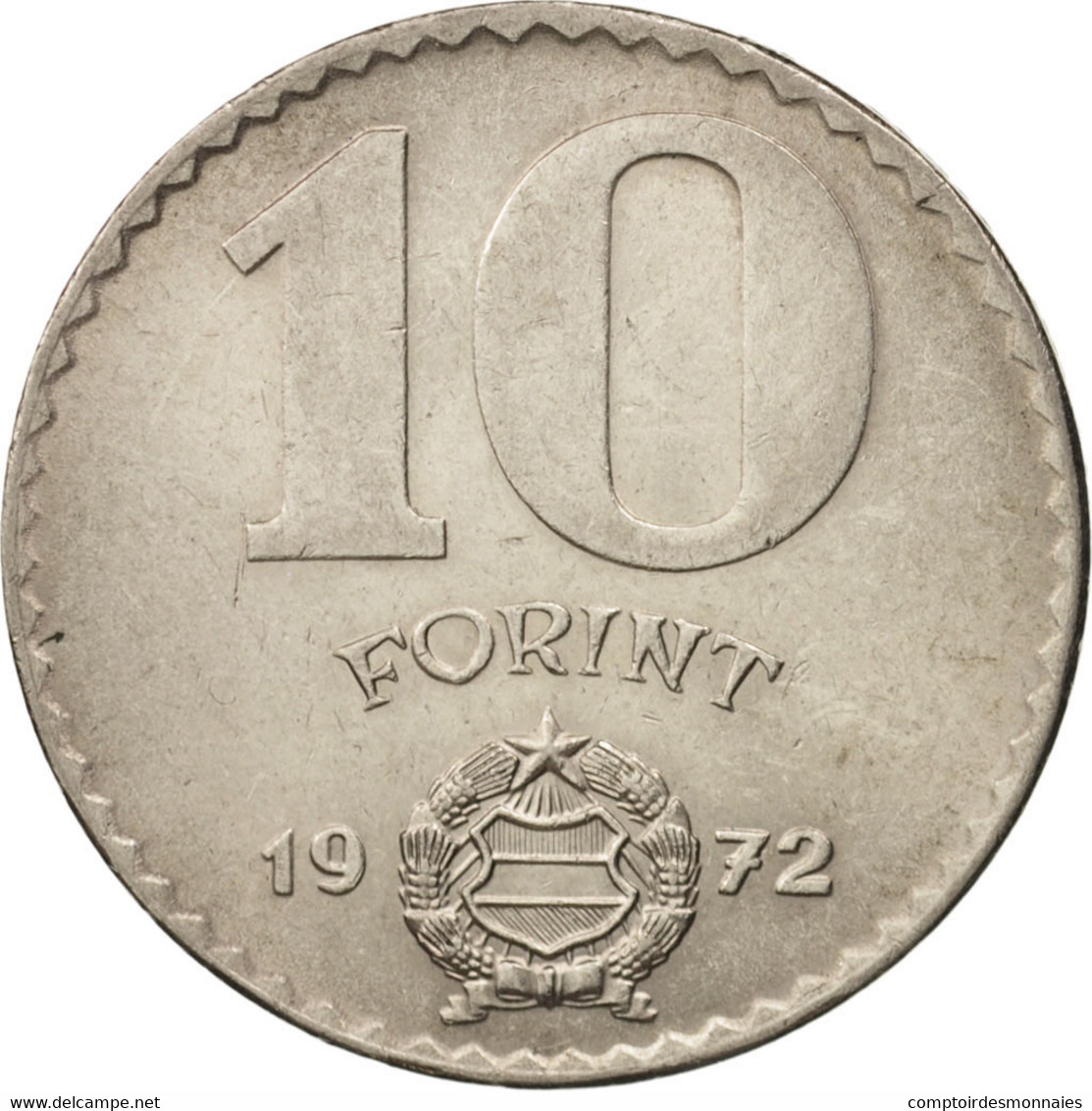 Monnaie, Hongrie, 10 Forint, 1972, Kormoczbanya, TTB+, Nickel, KM:595 - Hongrie