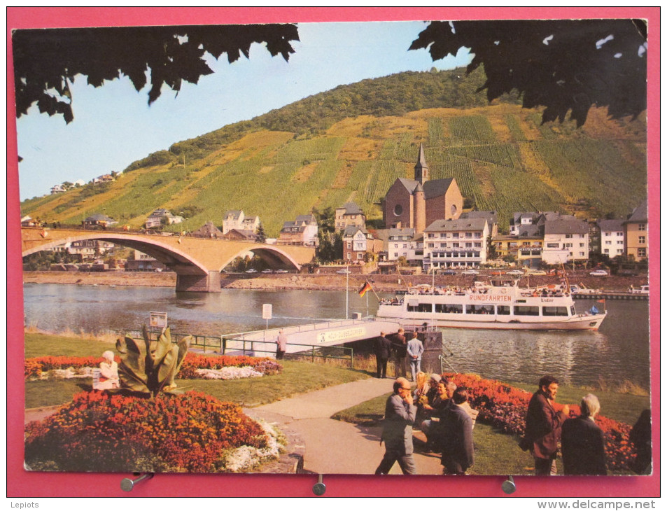 Allemagne - Cochem - Moselpromenade Mit Blick Auf Cond - Scans Recto-verso - Cochem