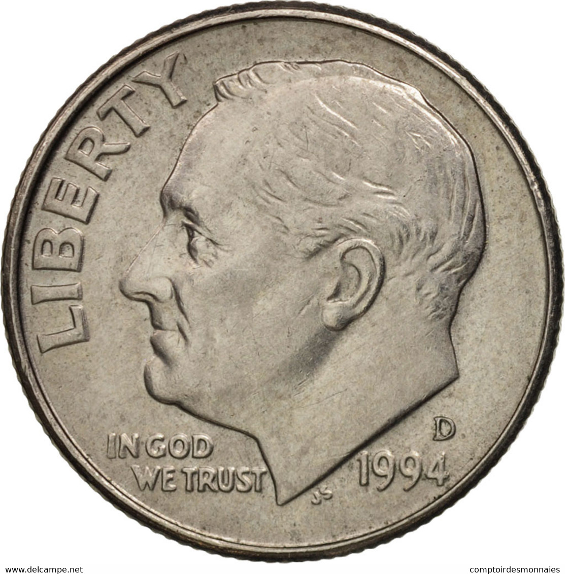 Monnaie, États-Unis, Roosevelt Dime, Dime, 1994, U.S. Mint, Denver, SUP - 1946-...: Roosevelt