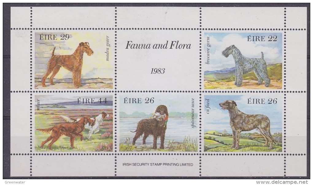 Ireland 1983 Fauna & Flora / Dogs M/s ** Mnh (30023A) - Blocchi & Foglietti
