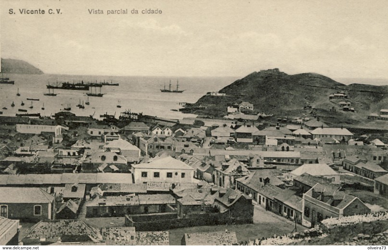 CABO VERDE, S. SÃO  VICENTE, Vista Parcial Da Cidade, 2 Scans - Cap Vert