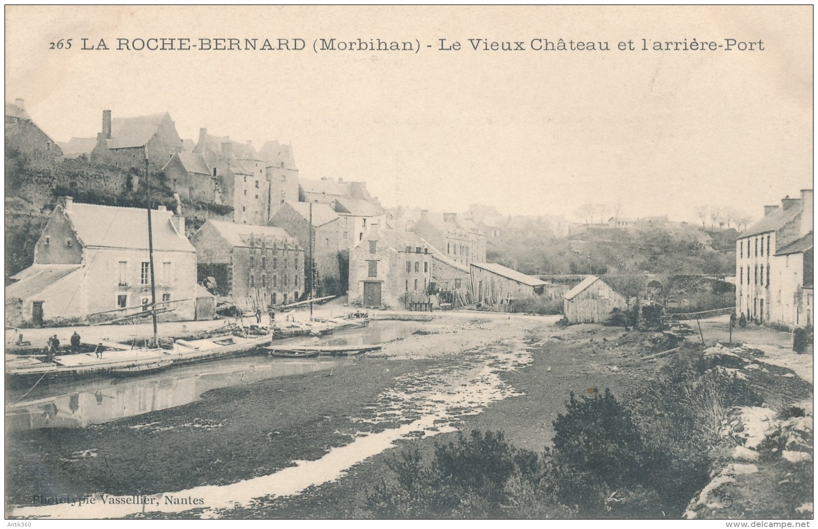 CPA 56 LA ROCHE BERNARD Le Vieux Château Et L'Arrière-Port - La Roche-Bernard