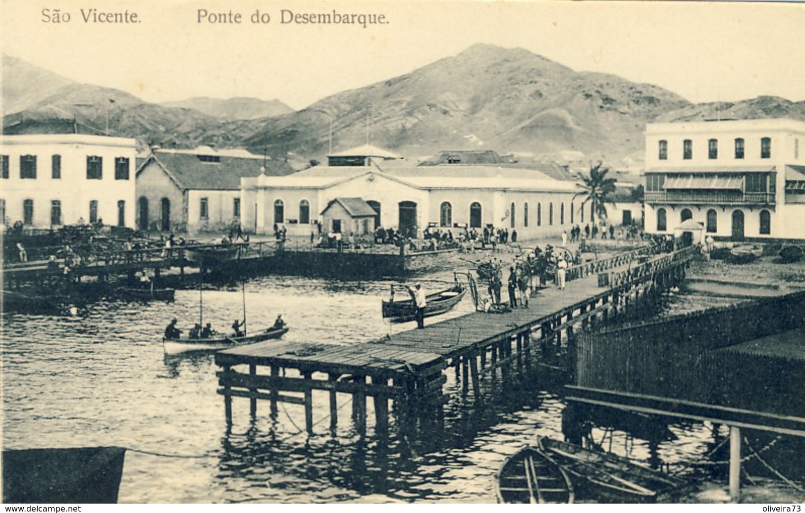 CABO VERDE, S. SÃO  VICENTE, Ponte Do Desembarque, 2 Scans - Cap Vert