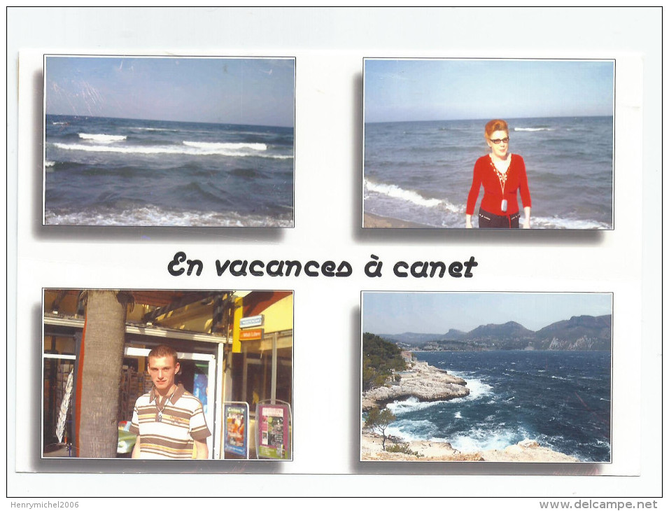 66 - Canet Plage En Vacances Photographie Utilisée En Carte Postale Voir Scan Photo Postcard - Canet Plage