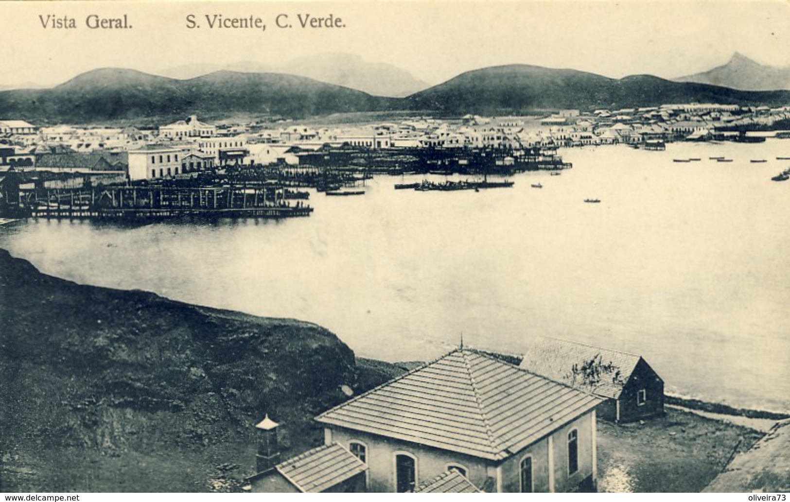 CABO VERDE, S. SÃO  VICENTE, Vista Geral, 2 Scans - Cap Verde