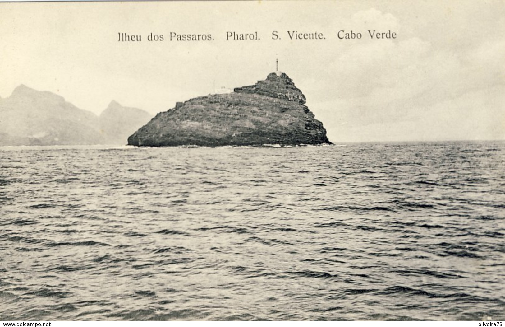 CABO VERDE, S. SÃO  VICENTE, Ilheu Dos Passaros, Pharol, 2 Scans - Capo Verde