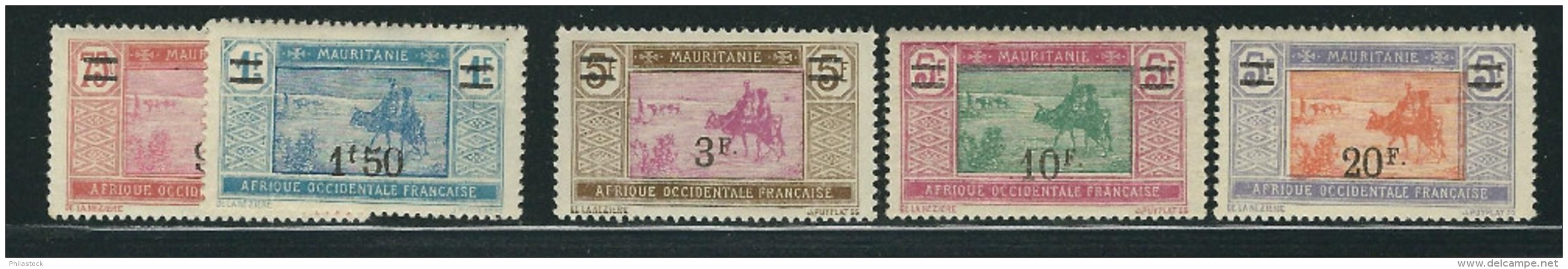 MAURITANIE  N° Entre 51 & 56 * - Neufs