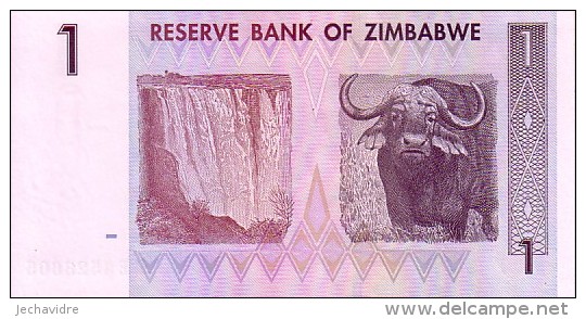 ZIMBABWE  1 Dollar  Emission De 2007     Pick 65     ***** BILLET  NEUF ***** - Zimbabwe