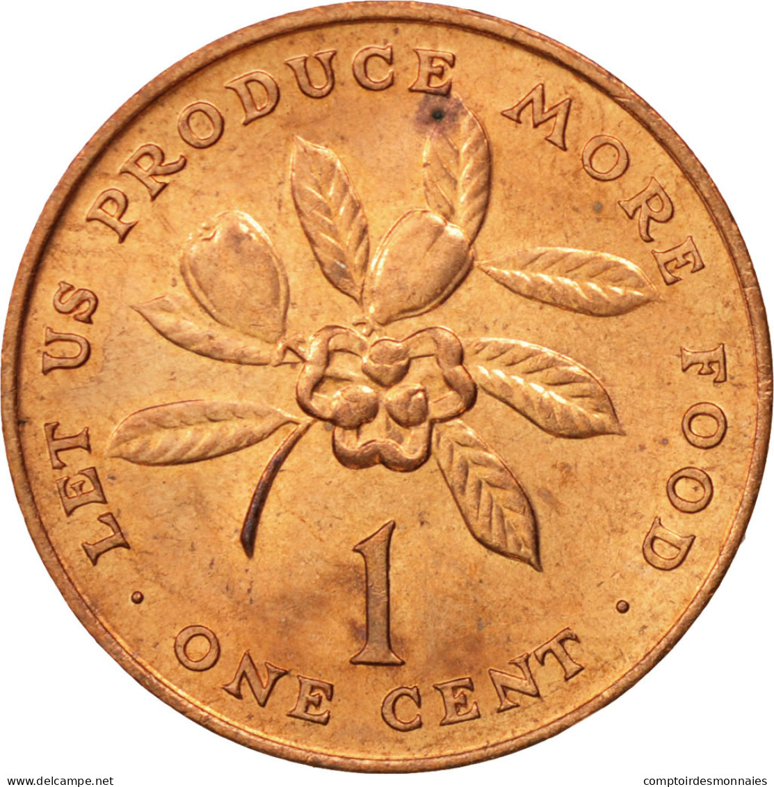 Monnaie, Jamaica, Elizabeth II, Cent, 1971, Franklin Mint, SUP+, Bronze, KM:45 - Jamaique