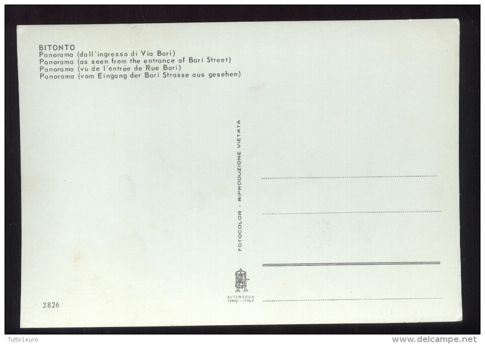 BITONTO - BARI - PANORAMA - Bitonto