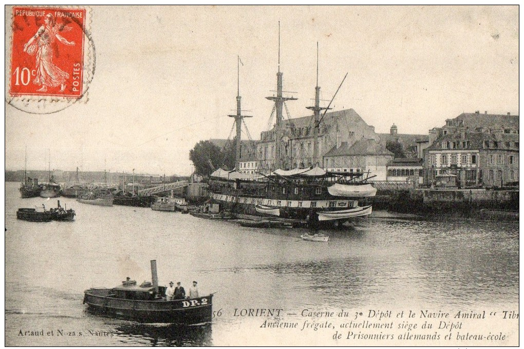 LORIENT -  " Navire Amiral Tibre " - Lorient