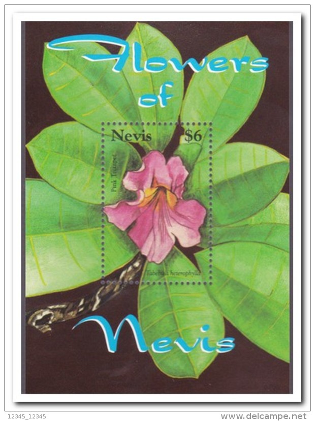 Nevis 2007, Postfris MNH, Flowers - St.Kitts En Nevis ( 1983-...)