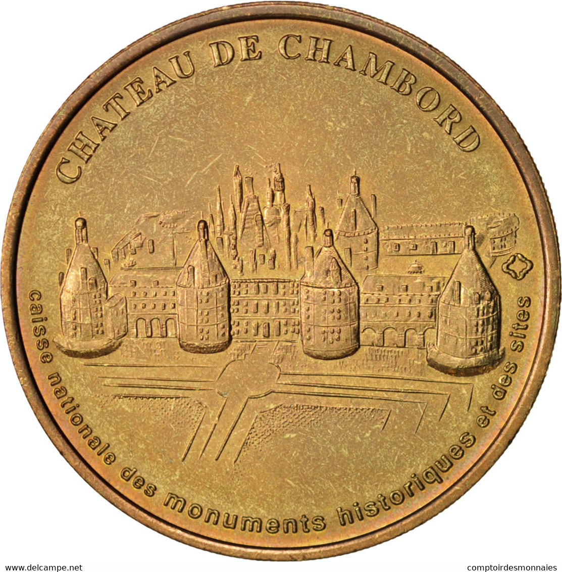 France, Jeton, Jeton Touristique, 41/ Château De Chambord, Arts & Culture - Andere & Zonder Classificatie