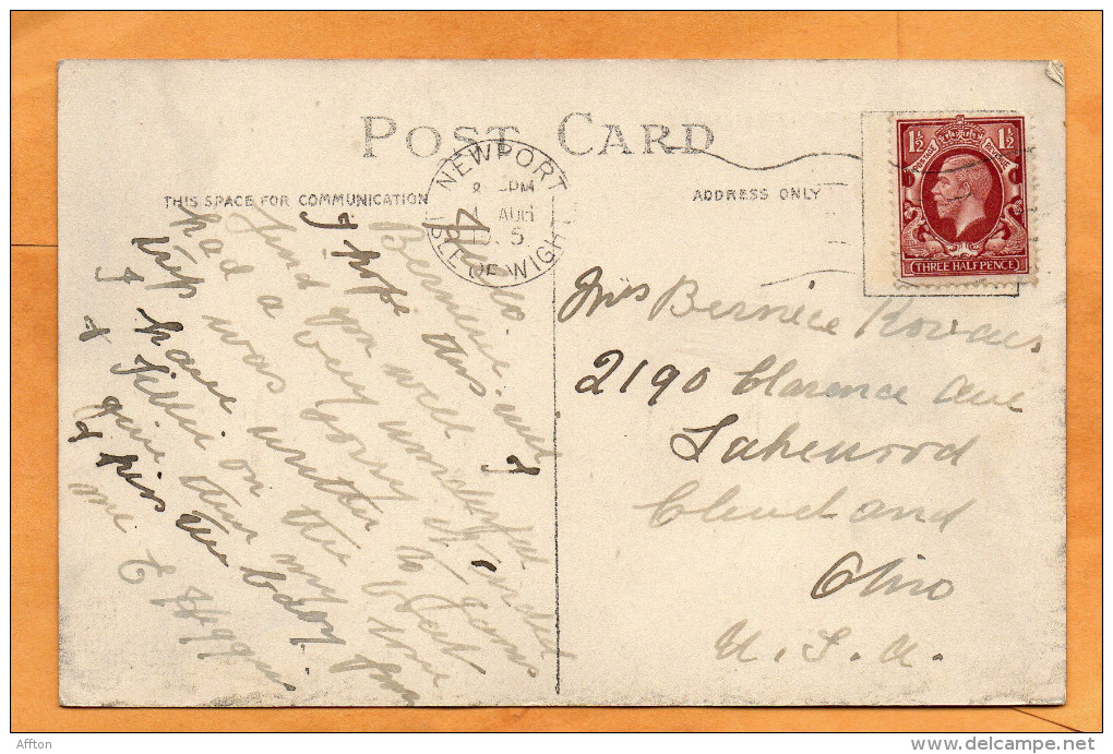 Gurnard Bay Near Cowes UK 1920 Postcard - Cowes