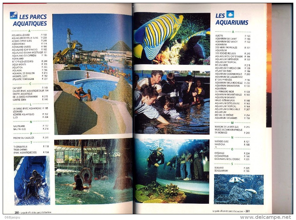 guide des parc d'attractions, zoo etc 1999